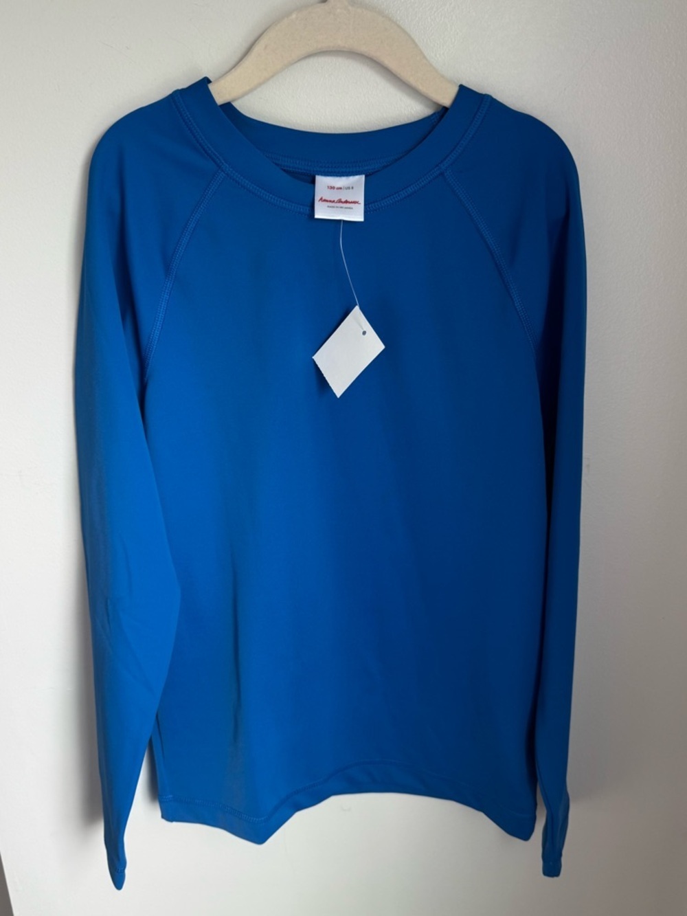 NWT Hanna Anderrson Blue Swim Shirt Size 8Y